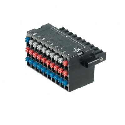 WEIDMULLER BL-I/O 3.50/30FP PNP LED SN BK BX Wtyk PCB (złącze wiązki), 3.50 mm, Liczba biegunów: 30, PUSH IN, Złącze sprężynowe 1789100000 /20szt./ (1789100000)